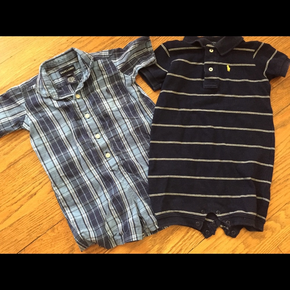 Two Ralph Lauren body suits